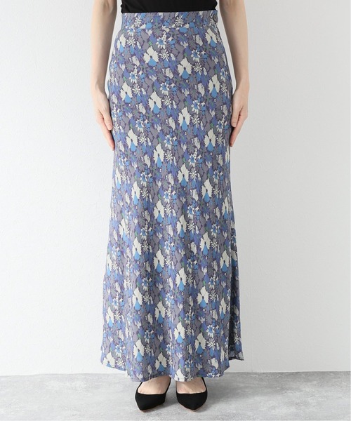 JOURNAL STANDARD relume（ジャーナルスタンダード　レリューム）の「レトロフラワープリントマーメイドスカート◆（スカート・レディース・ネイビー/イエロー・38/36）」の12枚目の写真