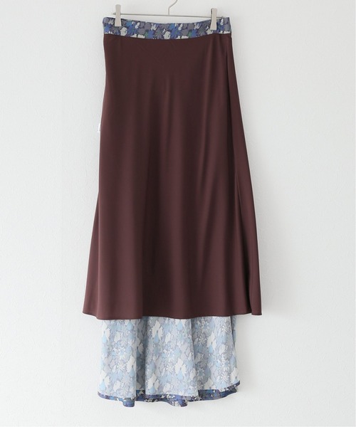 JOURNAL STANDARD relume（ジャーナルスタンダード　レリューム）の「レトロフラワープリントマーメイドスカート◆（スカート・レディース・ネイビー/イエロー・38/36）」の20枚目の写真