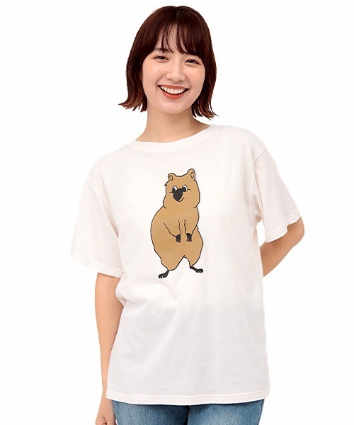 チチカカ（チチカカ）の「クウォッカTシャツ（Tシャツ/カットソー・レディース・チャコールグレー/ピンク・FREE）」の17枚目の写真