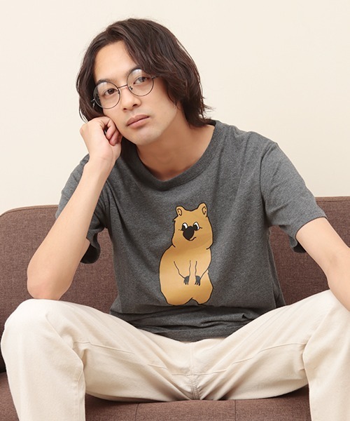 チチカカ（チチカカ）の「クウォッカTシャツ（Tシャツ/カットソー・レディース・チャコールグレー/ピンク・FREE）」の20枚目の写真