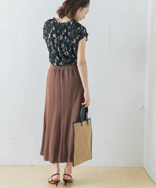 URBAN RESEARCH ROSSO(アーバンリサーチロッソ)の「ヨウリュウフラワーブラウス(シャツ/ブラウス・レディース・ブラック/アイボリー・FREE)」の12枚目の写真