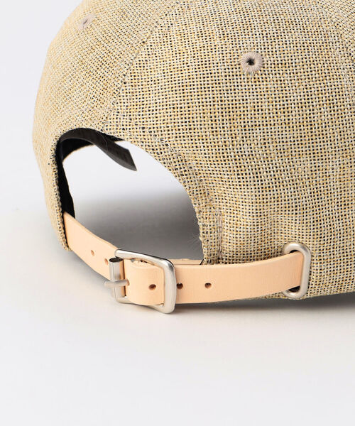 GLOSTER（グロスター）の「ストローキャップ（キャップ・メンズ・ベージュ/ブラック/サックスブルー・FREE）」の7枚目の写真