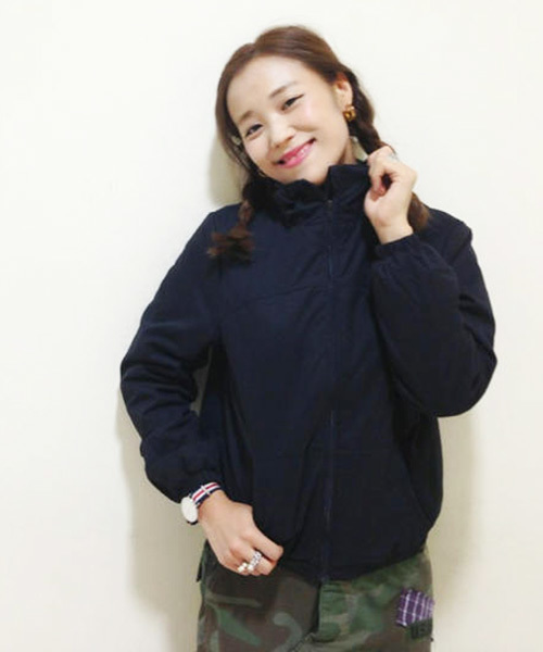 Kastane（カスタネ）の「【Kastane】中綿インナーブルゾン（ブルゾン・レディース・ベージュ/ネイビー/ピンク・FREE）」の3枚目の写真