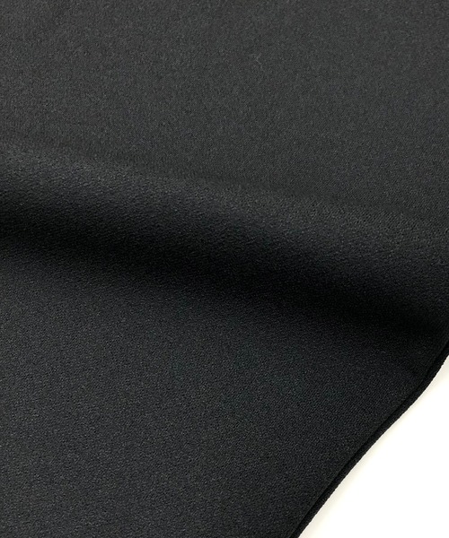 ADMIX/ATELIER SAB MEN（アドミックスアトリエサブメン）の「梨地 ジョーゼット ジャージ 配色カラー オーバーサイズ 半袖 ボウリングシャツ（シャツ/ブラウス・メンズ・ブラック/ブルーグレー/グレイッシュベージュ・48/50）」の10枚目の写真