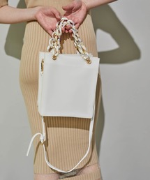 LIPSERVICE | マーブルチェーンクリアバッグ(ショルダーバッグ)