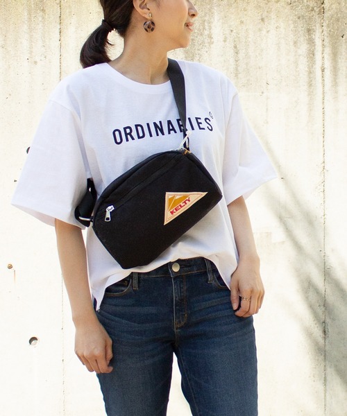 ALL ORDINARIES(オールオーディナリーズ)の「ORDINARIESロゴオーバーTシャツ(Tシャツ/カットソー・レディース・ホワイト/ベージュ/オリーブ/ブラック・M/XS/L)」の14枚目の写真