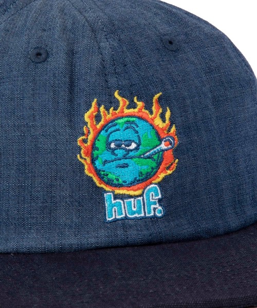【Praying】25ss GLOBAL WARMING HAT キャップ HUF（ハフ）の「GLOBAL WARMING 6 PANEL HAT HUF ハフ キャップ