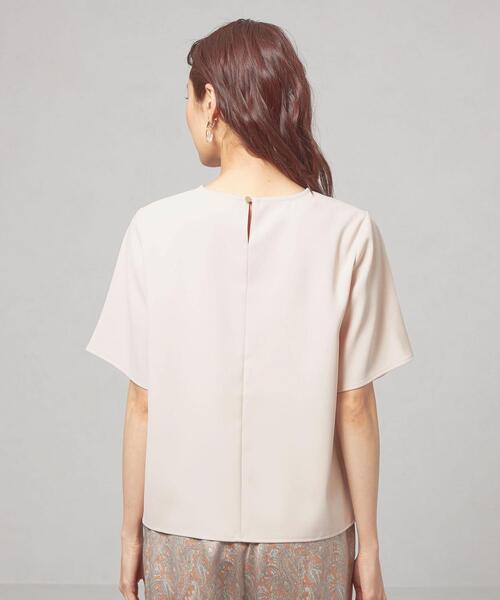 closet story（クローゼットストーリー）の「＜closet story＞ ジョーゼット Vネック TEE ブラウス（シャツ/ブラウス・レディース・ホワイト/ライム/ライトピンク・FREE）」の12枚目の写真