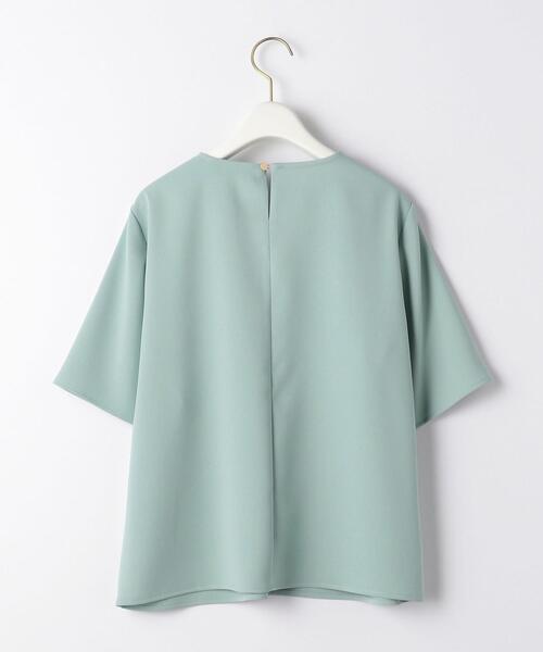 closet story（クローゼットストーリー）の「＜closet story＞ ジョーゼット Vネック TEE ブラウス（シャツ/ブラウス・レディース・ホワイト/ライム/ライトピンク・FREE）」の13枚目の写真