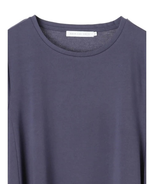 AMERICAN HOLIC（アメリカンホリック）の「クルーネックカットフレアワンピース（ワンピース・レディース・ブラック/ネイビー/マスタード/グレイッシュベージュ・M/L）」の19枚目の写真