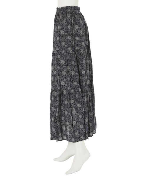 Ungrid（アングリッド）の「フラワーマキシスカート（スカート・レディース・ネイビー/オフホワイト・FREE）」の20枚目の写真