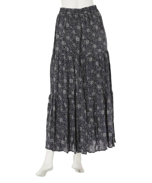 Ungrid（アングリッド）の「フラワーマキシスカート（スカート・レディース・ネイビー/オフホワイト・FREE）」の21枚目の写真