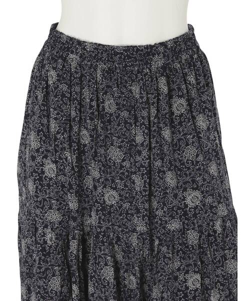 Ungrid（アングリッド）の「フラワーマキシスカート（スカート・レディース・ネイビー/オフホワイト・FREE）」の22枚目の写真