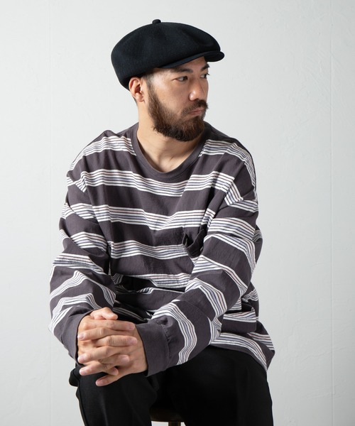 RACAL(ラカル)の「Termo Knit Cas Hunting / サーモニットキャスハンチング(ハンチング/ベレー帽・メンズ・ブラック/ベージュ/ライトブルー/ネイビー/チャコールグレー/オリーブ・MEDIUM/LARGE)」の12枚目の写真