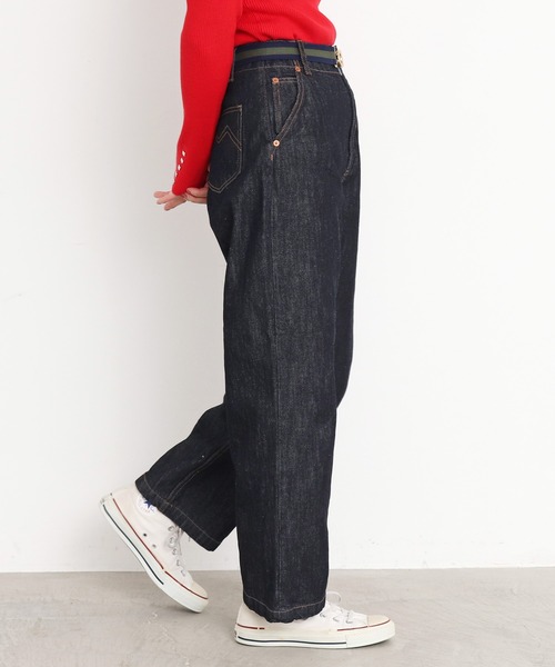 My Fav. CHILD WOMAN(マイファブチャイルドウーマン)の「12.5ozデニムハイウエストパンツ(デニムパンツ・レディース・その他/ブルー/ワンウォッシュ・L/M/S/SS)」の10枚目の写真