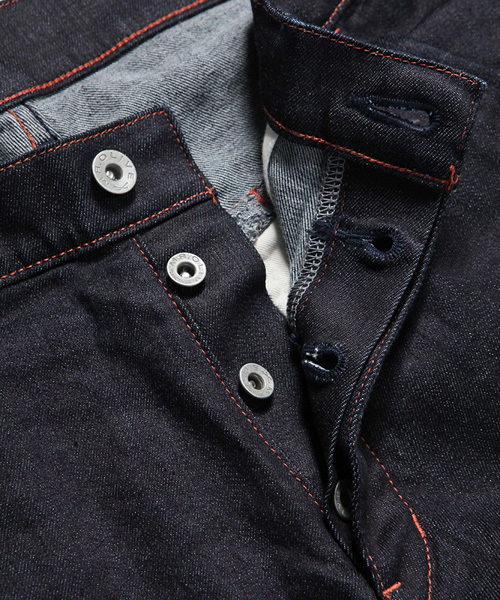 MR.OLIVE（ミスターオリーブ）の「スーパー ストレッチデニム / ワンウォッシュ アンクルカット スリムパンツ(ストレッチスキニーパンツ)（デニムパンツ・メンズ・インディゴブルー・MEDIUM/SMALL/LARGE）」の7枚目の写真