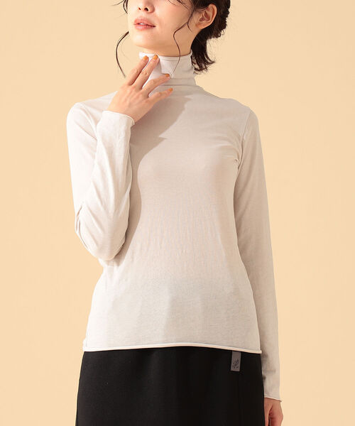 B:MING by BEAMS(ビーミングバイビームス)の「B:MING by BEAMS / シアー タートル プルオーバー 21AW(Tシャツ/カットソー・レディース・ブラック/グレー系/イエロー系・ONESIZE)」の14枚目の写真