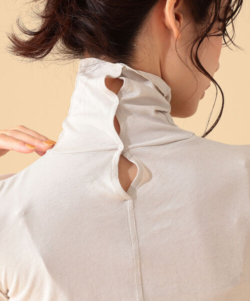 B:MING by BEAMS(ビーミングバイビームス)の「B:MING by BEAMS / シアー タートル プルオーバー 21AW(Tシャツ/カットソー・レディース・ブラック/グレー系/イエロー系・ONESIZE)」の17枚目の写真