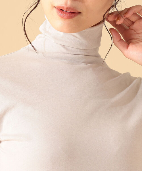 B:MING by BEAMS(ビーミングバイビームス)の「B:MING by BEAMS / シアー タートル プルオーバー 21AW(Tシャツ/カットソー・レディース・ブラック/グレー系/イエロー系・ONESIZE)」の18枚目の写真