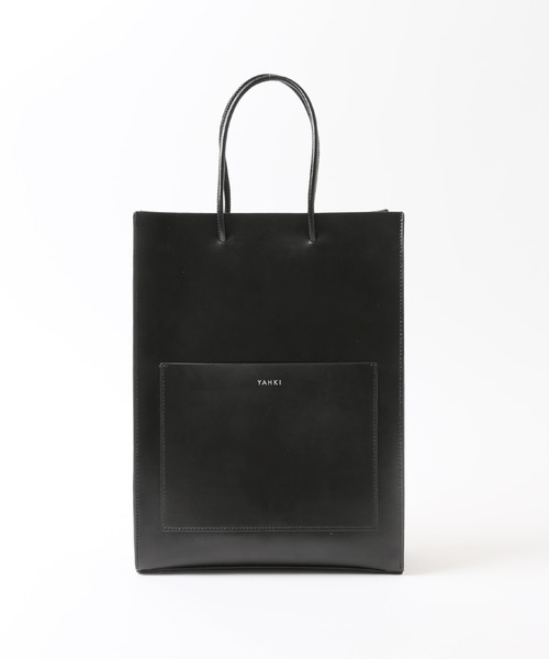 YAHKI（ヤーキ）の「【YAHKI /ヤーキ】WFACE SHOPPING BAG：ショッピングバッグ◆（トートバッグ・レディース・ブラック/ホワイト系その他・FREE）」の5枚目の写真