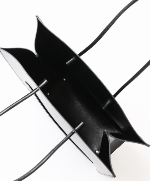 YAHKI（ヤーキ）の「【YAHKI /ヤーキ】WFACE SHOPPING BAG：ショッピングバッグ◆（トートバッグ・レディース・ブラック/ホワイト系その他・FREE）」の10枚目の写真