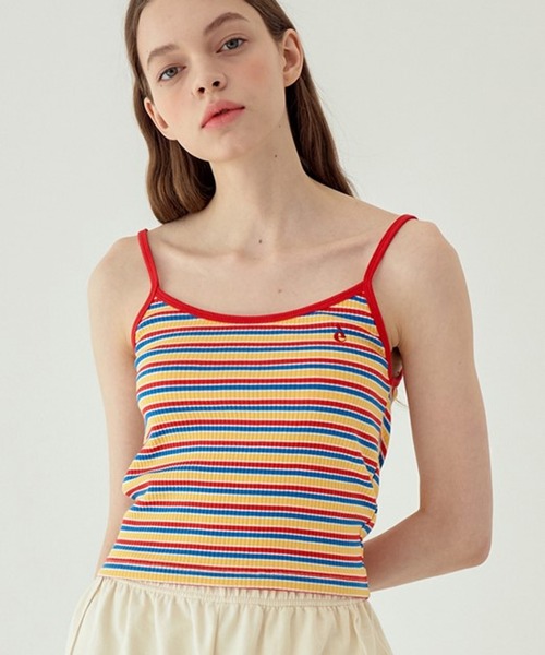 DEARSTALKER（ディアストーカー）の「DEARSTALKER／パイピングボーダーキャミ　2957525（キャミソール・レディース・その他1/その他2・FREE）」の2枚目の写真