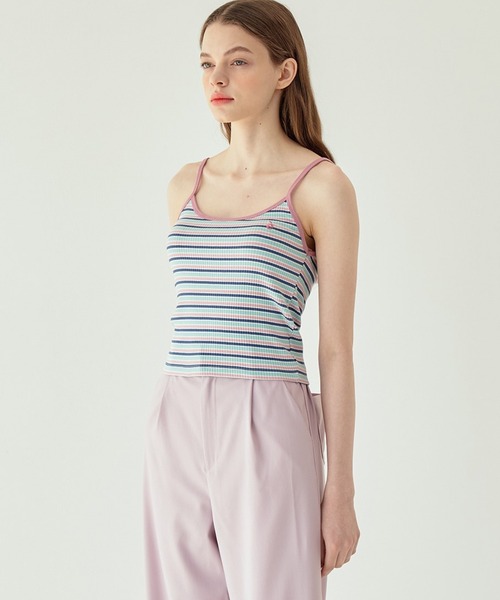 DEARSTALKER（ディアストーカー）の「DEARSTALKER／パイピングボーダーキャミ　2957525（キャミソール・レディース・その他1/その他2・FREE）」の6枚目の写真