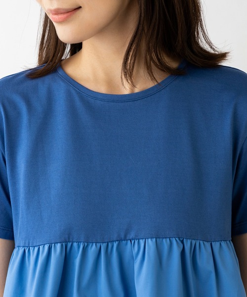 Sono（ソーノ）の「【SONO/ソーノ】ティアードカットプルオーバー（Tシャツ/カットソー・レディース・ホワイト/ブラック・1）」の16枚目の写真