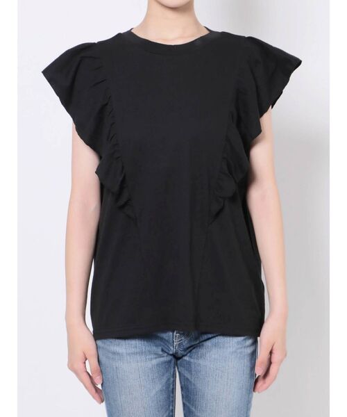 Ungrid（アングリッド）の「フリルデザインタンクトップ（Tシャツ/カットソー・レディース・オフホワイト/ブラック/カーキ・FREE）」の18枚目の写真