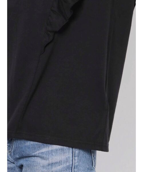 Ungrid（アングリッド）の「フリルデザインタンクトップ（Tシャツ/カットソー・レディース・オフホワイト/ブラック/カーキ・FREE）」の22枚目の写真