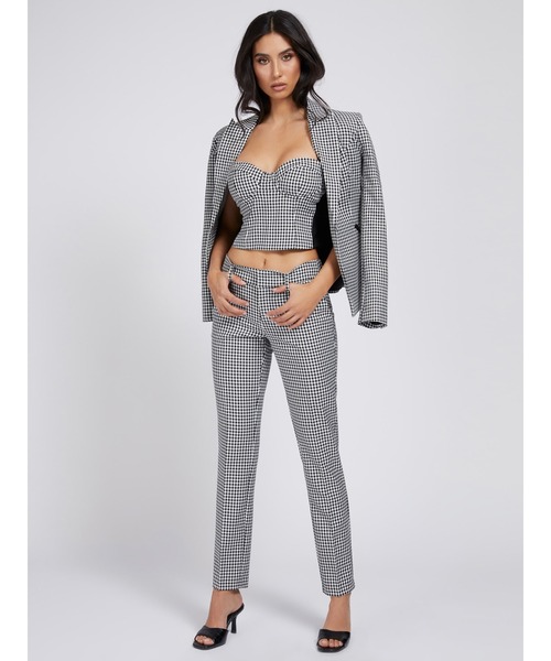 Guess（ゲス）の「Arianna Corset Top（その他トップス・レディース・ホワイト×ブラック・MEDIUM/LARGE/SMALL）」の6枚目の写真