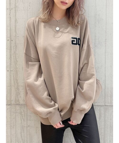 GYDA（ジェイダ）の「STAN CLOUTスウェットTOPS（スウェット・レディース・ベージュ/グレー/マスタード・FREE）」の8枚目の写真