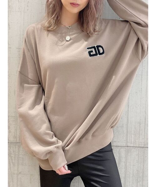 GYDA（ジェイダ）の「STAN CLOUTスウェットTOPS（スウェット・レディース・ベージュ/グレー/マスタード・FREE）」の21枚目の写真