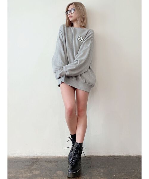 GYDA（ジェイダ）の「STAN CLOUTスウェットTOPS（スウェット・レディース・ベージュ/グレー/マスタード・FREE）」の6枚目の写真