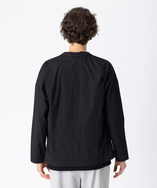 ABAHOUSE(アバハウス)の「ペーパーナイロン ストレッチ ポケッタブル ジャケット(テーラードジャケット・メンズ・ライトグレー/ベージュ/ブラック・44/46/48)」の8枚目の写真