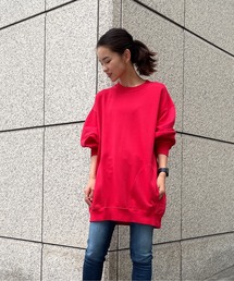 DIESEL | レディース スウェット バック刺繍 トレーナー(スウェット)