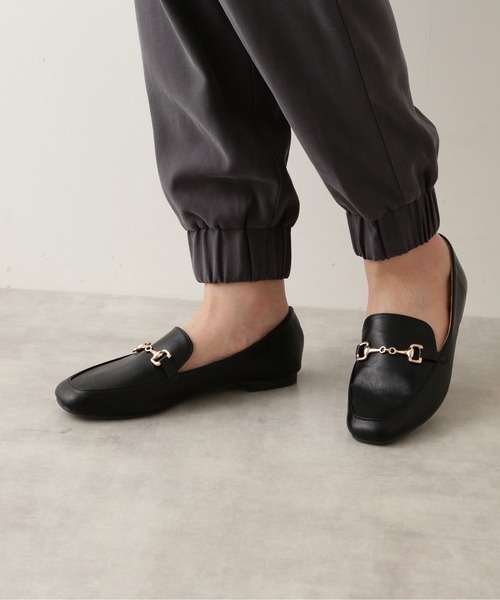 NATURAL BEAUTY BASIC（ナチュラルビューティーベーシック）の「ライトビットローファー（パンプス・レディース・ブラック/ダークブラウン/ベージュ・SMALL/MEDIUM/LARGE）」の7枚目の写真