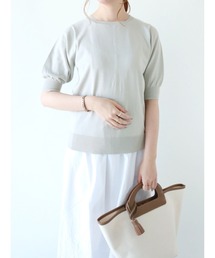 Te chichi | 【UVカット】バックパールニットプルオーバー(ニット/セーター)