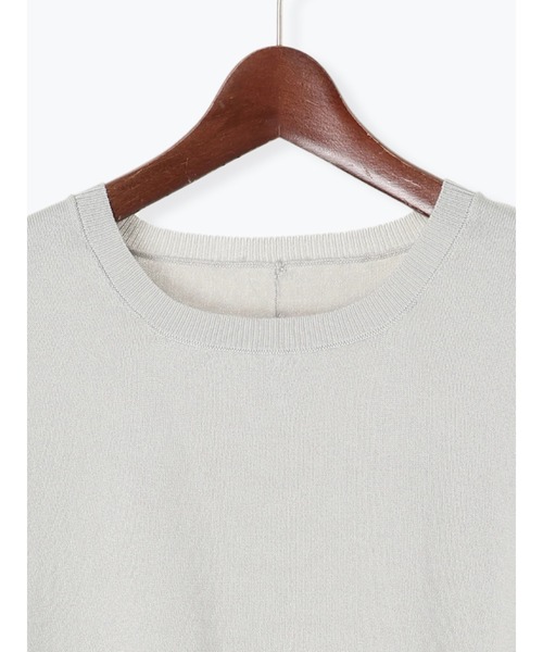 Te chichi（テチチ）の「【UVカット】バックパールニットプルオーバー（ニット/セーター・レディース・グレー/ブラック/オフホワイト・ﾌﾘ-）」の10枚目の写真