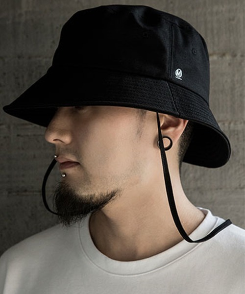 MACK BARRY(マクベリー)の「【MACK BARRY/マクバリー】STRAP BUCKET HAT ストラップバケットハット(ハット・メンズ・ブラック・FREE)」の10枚目の写真