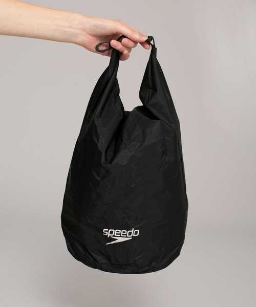 Speedo（スピード）の「Speedo/ハイドロエアウォータープルーフ ナイロンバッグ13L（エコバッグ/サブバッグ・レディース・ブラック/カーキ・FREE）」の7枚目の写真