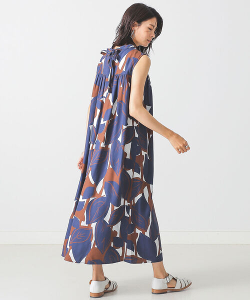 Beams Lights Deveaux リーフプリント ワンピース ワンピース Beams Lights ビームスライツ のファッション通販 Zozotown