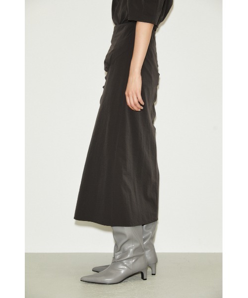 THROW by SLY（スローバイスライ）の「THROW SHIRRING DESIGN L/SK シャーリングデザイン ロングスカート（スカート・レディース・ライトブルー/グレー・1/0）」の22枚目の写真