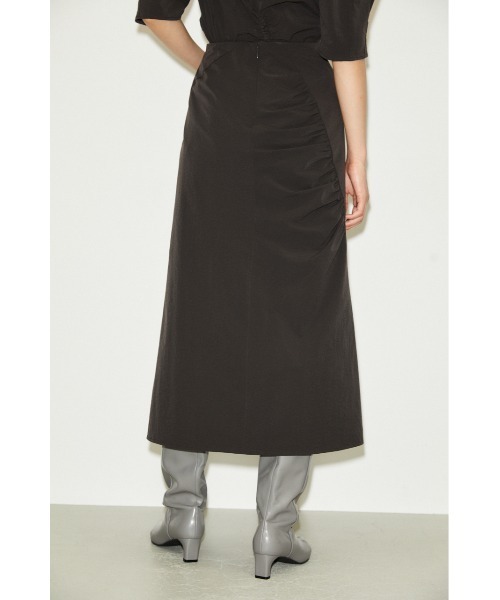 THROW by SLY（スローバイスライ）の「THROW SHIRRING DESIGN L/SK シャーリングデザイン ロングスカート（スカート・レディース・ライトブルー/グレー・1/0）」の21枚目の写真