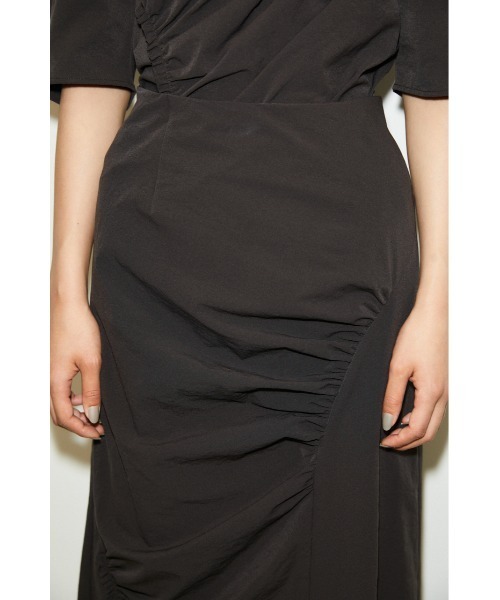 THROW by SLY（スローバイスライ）の「THROW SHIRRING DESIGN L/SK シャーリングデザイン ロングスカート（スカート・レディース・ライトブルー/グレー・1/0）」の20枚目の写真