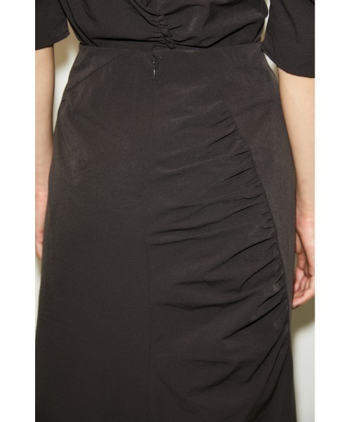 THROW by SLY（スローバイスライ）の「THROW SHIRRING DESIGN L/SK シャーリングデザイン ロングスカート（スカート・レディース・ライトブルー/グレー・1/0）」の17枚目の写真