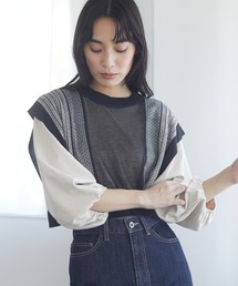 Green　Parks | ジャガード柄ニットベスト＊(ベスト)