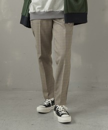 SPINNS | 【セットアップ対応】ハイウエスト チェックパンツ(スラックス)