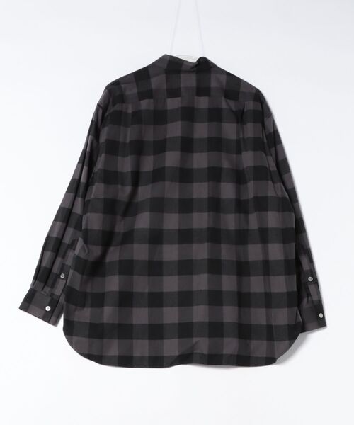 Blanc YM(ブランワイエム)の「Blanc YM ブランワイエム / Cotton Silk Wide Shirt コットンシルク ワイドシャツ(シャツ/ブラウス・メンズ・ブラック・MEDIUM/SMALL)」の12枚目の写真