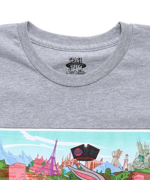 BAIT（ベイト）の「【2108_SPJ】SPACEJAM2 JBUGS DRIBBLE TEE 216-SPJ-TEE-001（Tシャツ/カットソー・メンズ・グレー・LARGE/X-LARGE/XX-LARGE/MEDIUM）」の10枚目の写真